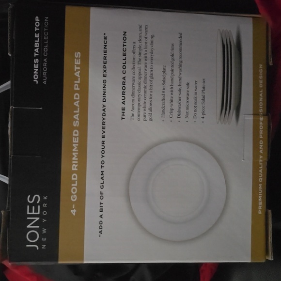 Gold Rimmed Plates - Picture 2 of 2